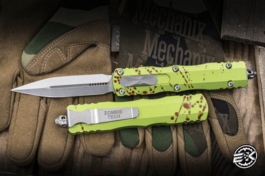 Microtech Dirac Delta OTF Automatic Knife Zombie 3.75