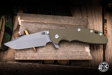 Rick Hinderer Knives XM-24 Folding Knife OD Green G10 4