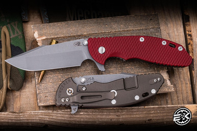 Rick Hinderer Knives XM-24 Folding Knife Red G10 4