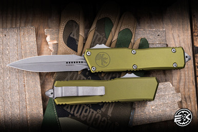 ジャクソン　スネークヘッダーズ S74 S76ブランクス2本 S610 Microtech Scarab II Gen III Executive OTF Automatic Knife OD Green