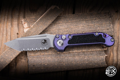 Microtech Marifione Select LUDT Automatic Folding Knife Purple