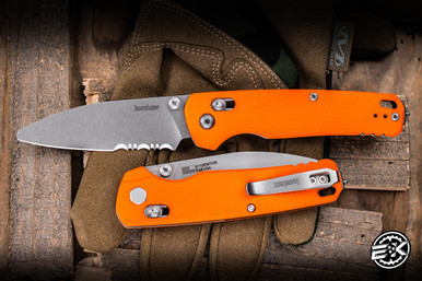 Kershaw Bel-Air XL EMT Manual Folding Knife Orange G10 3.25