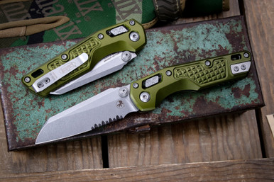 Microtech MSI Mini OD Green Frag Aluminum 3.25