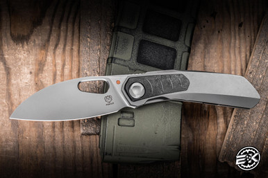 グレンモルト刃 Q END ヘルボロフ Poikilo Blade VK Crab S1 Folding Knife Titanium 3.3