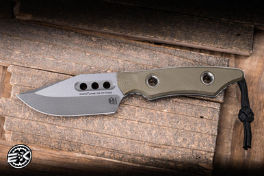ハクナマタタ011 Heretic Knives Kobold Fixed Blade Knife OD Green G10 2.8