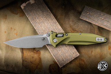 Microtech Socom Delta RAM-LOK OD Green Aluminum 3.8