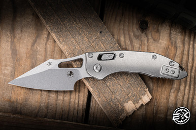 Microtech Marfione Select M-Stitch Ram-LOK Folding Knife Titanium