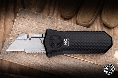 Hypercut Knives Oracle Utility Razor Crosshatch Milled Aluminum