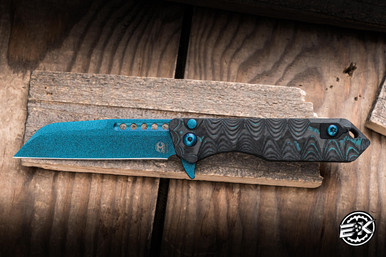 Heretic Knives Jinn Button Lock Flipper Shipwreck CamoCarbon 3