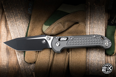 Microtech LUDT Ram-Lok Manual Folding Knife Natural Clear Frag