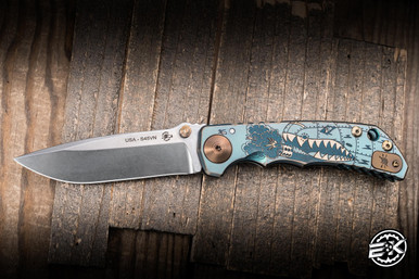 Preowned-Spartan Blades Custom SHF Harsey Folder Knife 