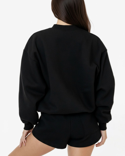 Basics Unisex mikina černá Basics Unisex mikina černá