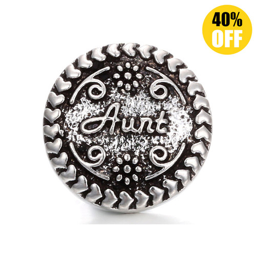 18MM Aunt Snap Button Charms LSSN205