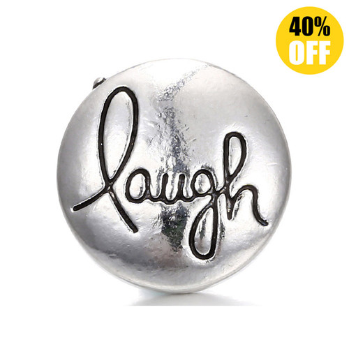 18MM Laugh Snap Button Charms LSSN199