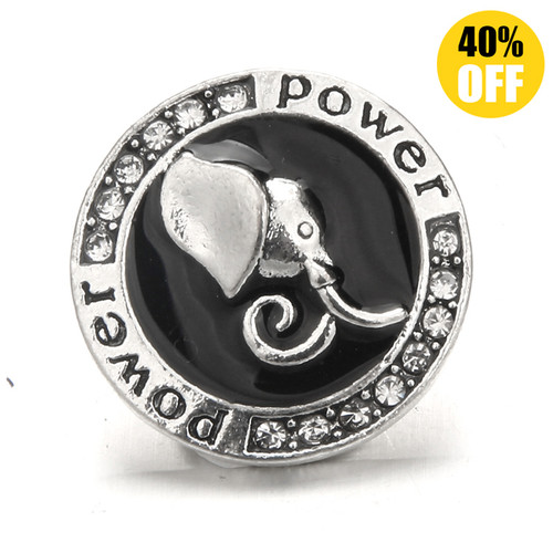 18MM Elephant Nose Snap Charms  LSSN903