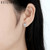 925 Sterling Silver Love Heart Shape Stud Earrings for Women Clear Cubic Zirconia Fashion Anniversary Jewelry