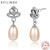 Rose Colour Simulation Pearl 925 Sterling Silver Earrings For Women Jewelry Gift PAS449