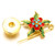 Colorful Flower Snap Button Brooch Fit 18mm Snap Button LSXZ01-02