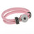 Double Layered  Pure Color Pu Leather Snap Button Bracelets LSNB82