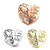 5pcs/lot 18MM Heart Mom Snap Button Charms LSSN146-3