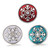 5pcs/lot 18MM Silvery Snowflake Snap Button Charms LSSN288