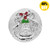 18MM Silver Christmas Bell Snap Button Charms LSSN300