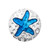 5pcs/lot 18MM Blue starfish Snap Button Charms  LSSN331