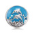 5pcs/lot 18MM Dolphin Snap Button Charms LSSN383
