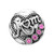 5pcs/lot 18MM Silver Mom Snap Button Charms LSSN334
