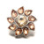 5pcs/lot 6 Color Flower Design Snap Charms WholesalerLSSN480