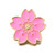 5pcs/lot 18MM Rose Petal Snap Button Charms LSSN431