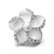 5pcs/lot 18MM Fashion Flower With Diamond Snap Button Charms LSSN547