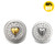 18MM Gold Heart Snap Jewelry Charms LSSN565