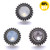 18MM Round Diamond Snap Button Charms LSSN751