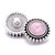 5pcs/lot 18MM Round Diamond Snap Button Charms LSSN751