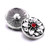 5pcs/lot 18MM Diamond Flower Snap Button Charms  LSSN757