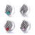 5pcs/lot 18MM Leaves Snap Jewelry Charms LSSN766