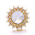 5pcs/lot 18MM Diamond Flower Snap Jewelry Charms LSSN767