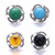 5pcs/lot 18MM Openwork Diamond Gemstone Snap Jewelry Charms LSSN771