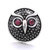 5pcs/lot 18MM Fashion Owl Snap Jewelry Charms LSSN774