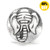 18MM Elephant head Snap Jewelry Charms LSSN785