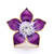 5pcs/lot 18MM Color Five Star Flower Snap Jewelry Charms LSSN855