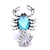 5pcs/lot 18MM Scorpion Snap Jewelry Charms LSSN856