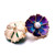 5pcs/lot 18MM Peony Snap Button Charms  LSSN874