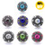 18MM Wholesale Diamond Flowers Snap Jewelry Charms LSSN878