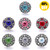 18MM Wholesale Diamond Flowers Snap Jewelry Charms  LSSN889