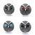 5pcs/lot 18MM Owl Head Snap Jewelry Charms LSSN894