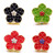 5pcs/lot 18MM Wholesale Diamond Flowers Snap Jewelry Charms LSSN899