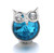 5pcs/lot 18MM Owl Snap Jewelry Charms LSSN904