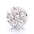 5pcs/lot 18MM Wholesale Crystal Flower  Snap Jewelry Charms  LSSN922